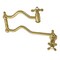 Kingston Brass KS2107AX Heritage Wall Mount Pot Filler, Brushed Brass KS2107AX - alternate 1